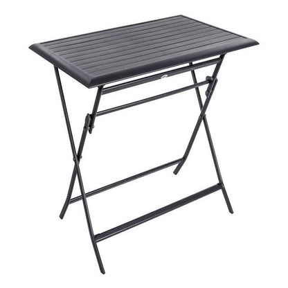 Table de jardin pliante rectangulaire AZUA Graphite