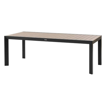 Table de jardin ÉVASION Effet bois Honey & Graphite